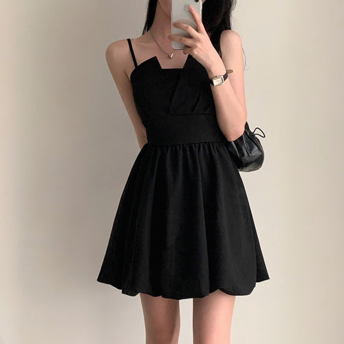 Back tie dress for women, slip dress