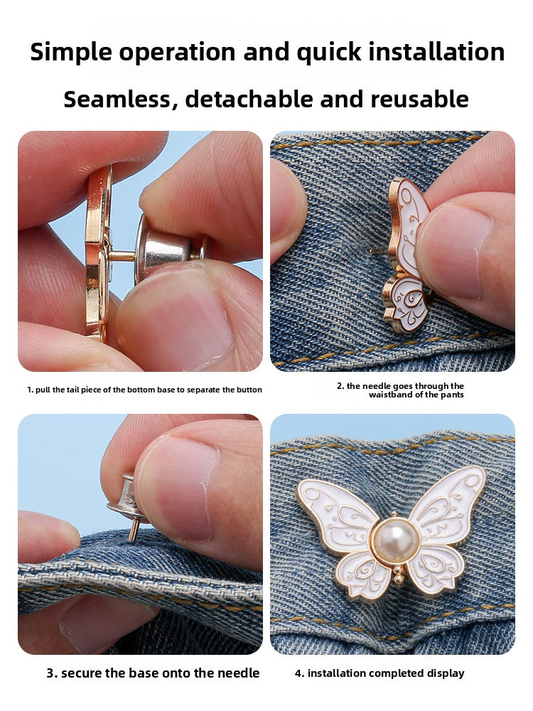 Adjustable Waistband Button for Pants