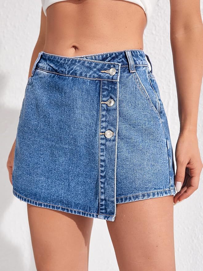 Denim Short Skirts