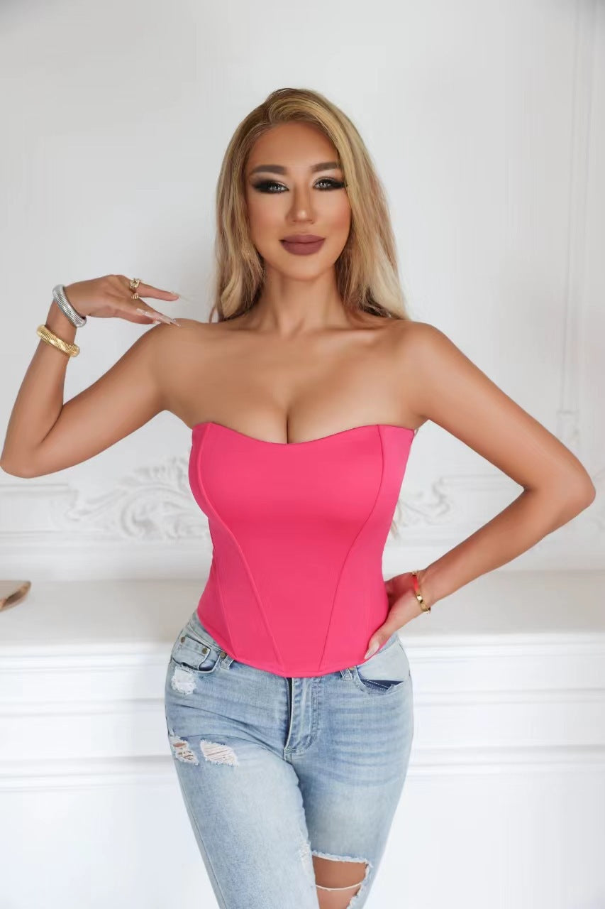 Fishbone Built-in Padding Body Shaper