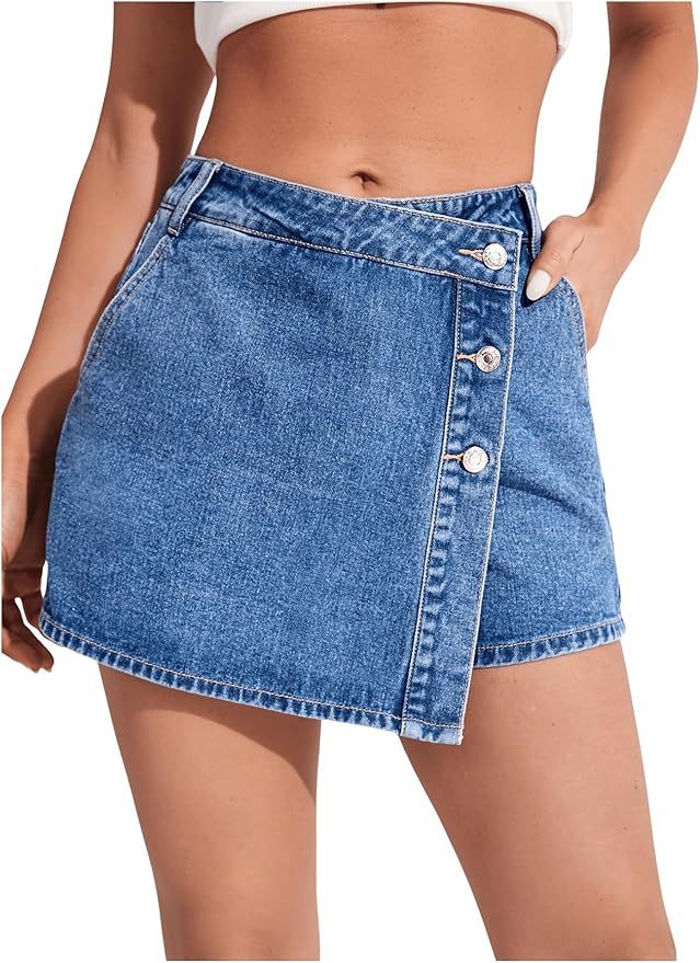 Denim Short Skirts