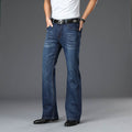 Denim wide-leg pants