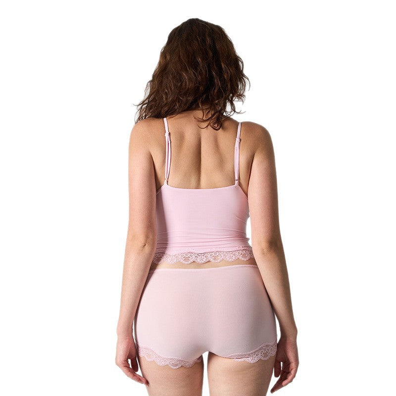 Lace Underwear Set with Camisole and Shorts